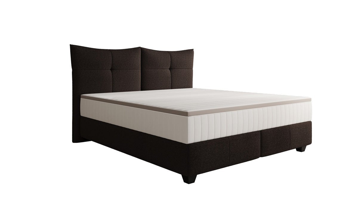Boxspring posteľ Veyora v bouclé