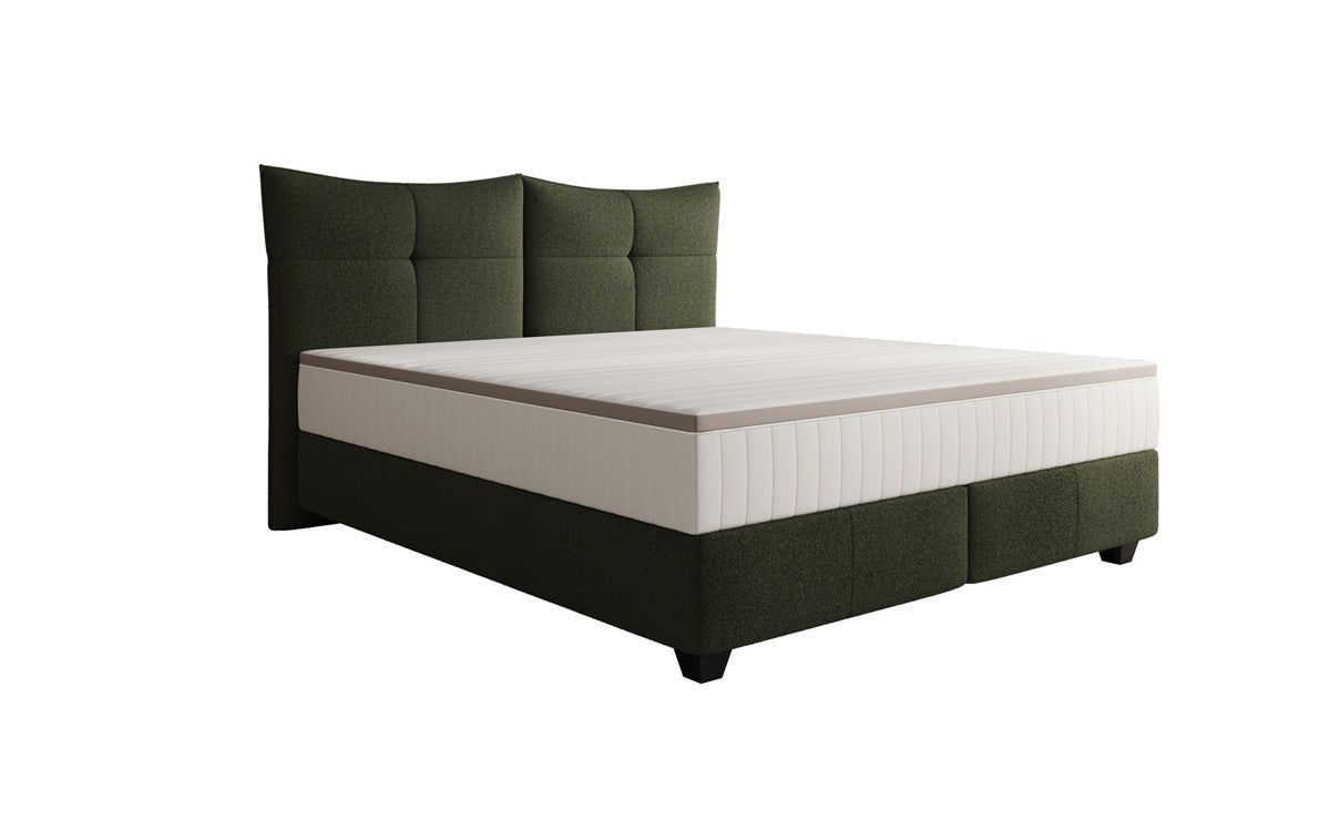 Boxspring posteľ Veyora v bouclé