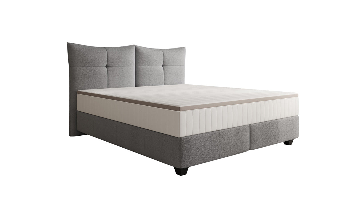 Boxspring posteľ Veyora v bouclé