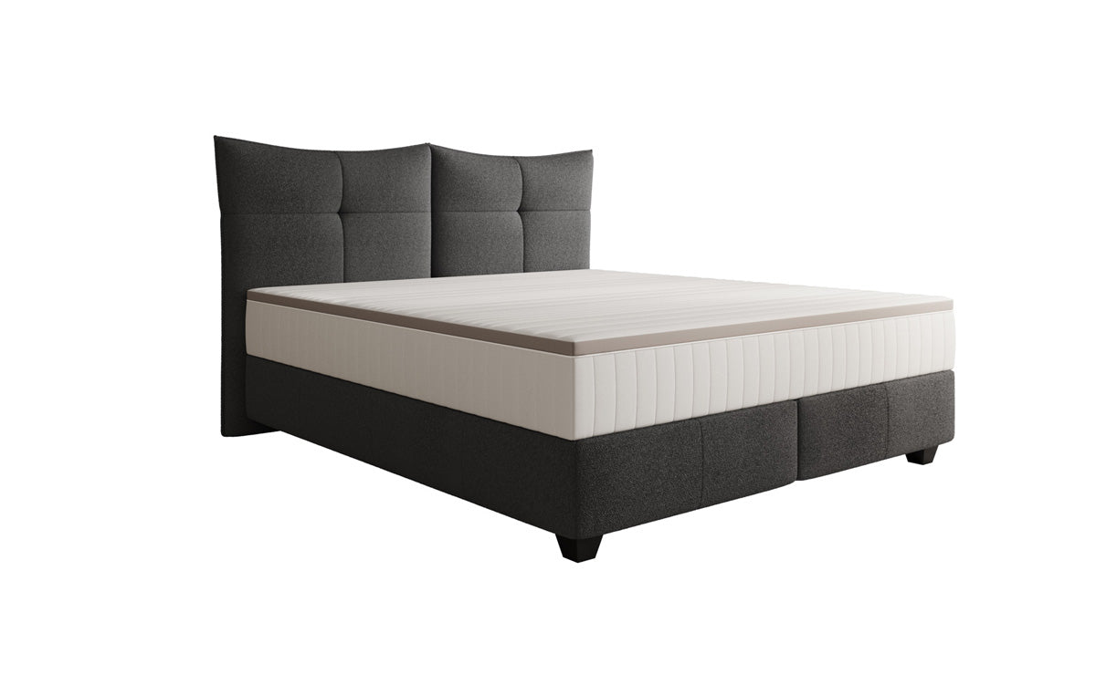 Boxspring posteľ Veyora v bouclé