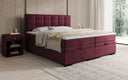 Boxspring posteľ Alessia s úložným priestorom v semiši