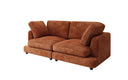 Designer 2 Sitzer Sofa Thalessa in Cord
