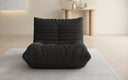 Designer Sofa-Sessel Calmo in Teddy Bouclé