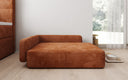 Hundebett BelloCouch 80 × 100 cm in Cord