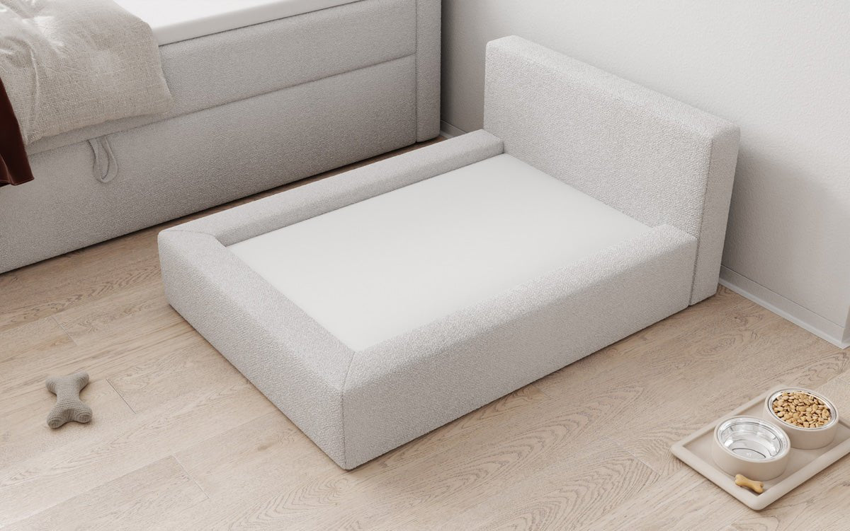 Hundebett LupoLounge 110 × 80 cm in Bouclé