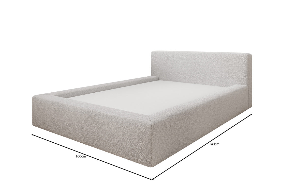 Hundebett LupoLounge 140× 100 cm in Bouclé