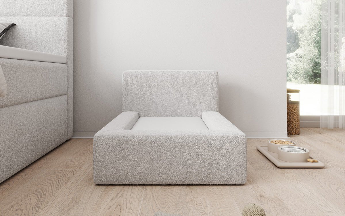Hundebett LupoLounge 80 × 60 cm in Bouclé