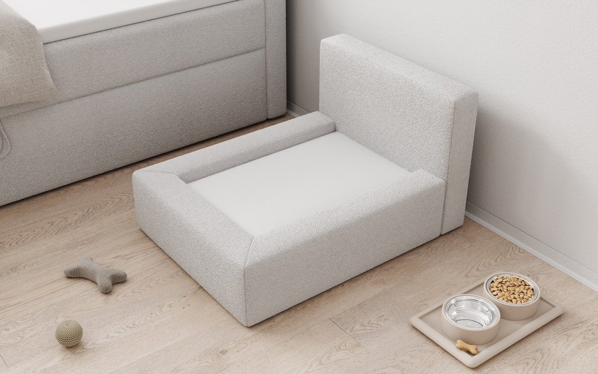 Hundebett LupoLounge 80 × 60 cm in Bouclé