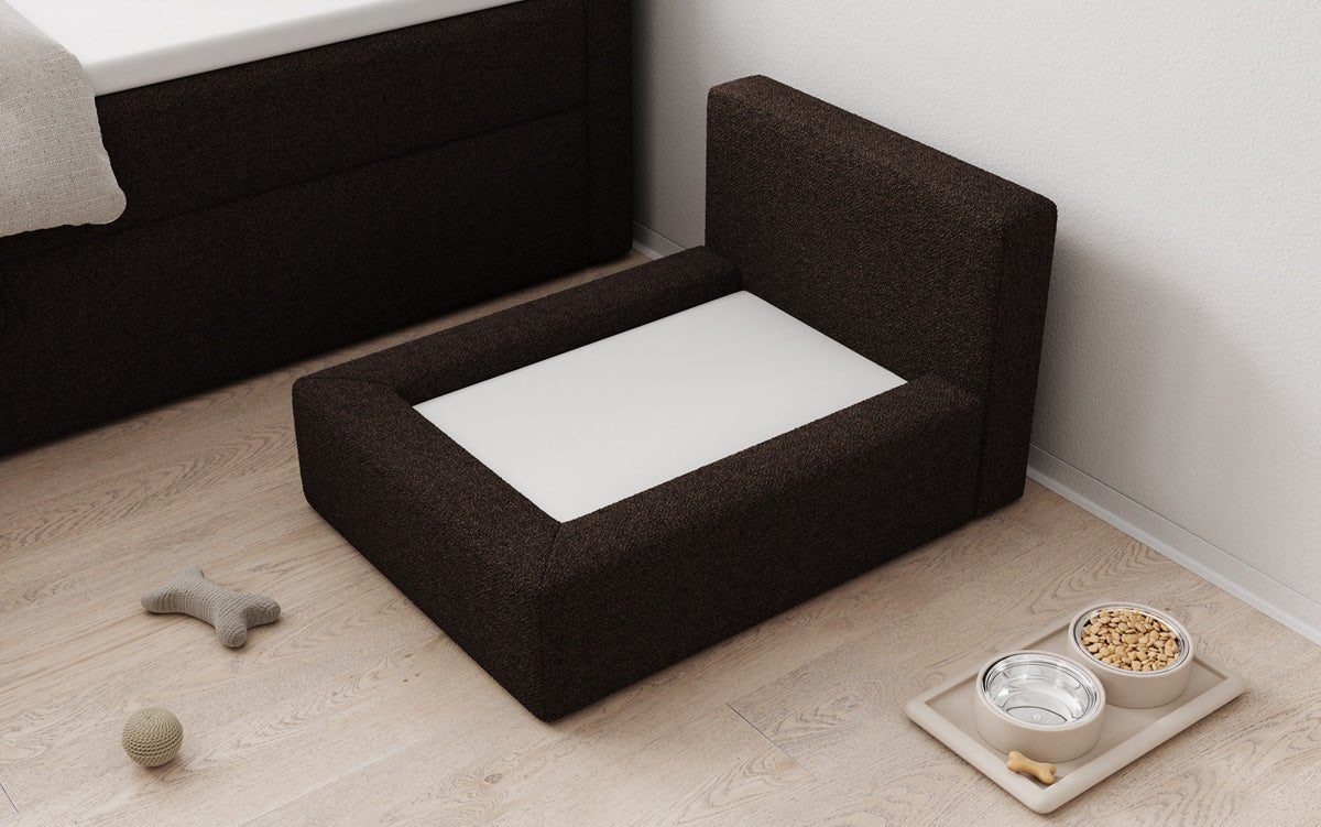 Hundebett LupoLounge 80 × 60 cm in Bouclé