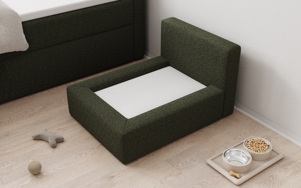 Hundebett LupoLounge 80 × 60 cm in Bouclé