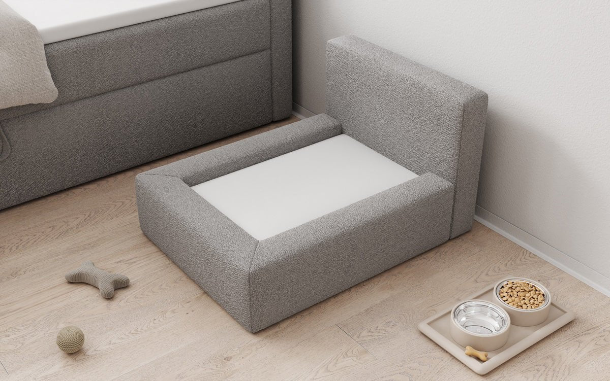 Hundebett LupoLounge 80 × 60 cm in Bouclé