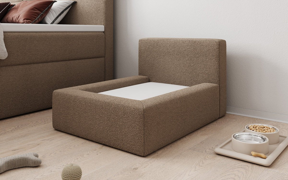 Hundebett LupoLounge 80 × 60 cm in Bouclé