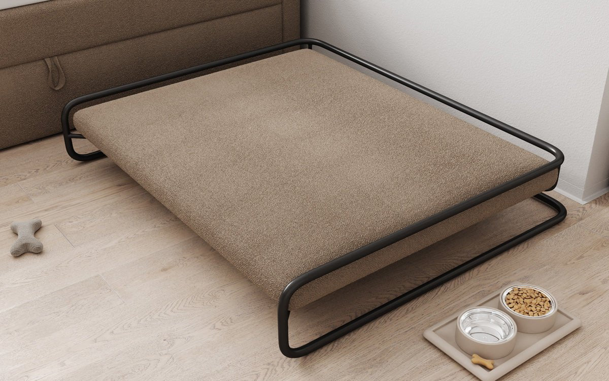 Psia posteľ Arlo 100×120 cm v Bouclé