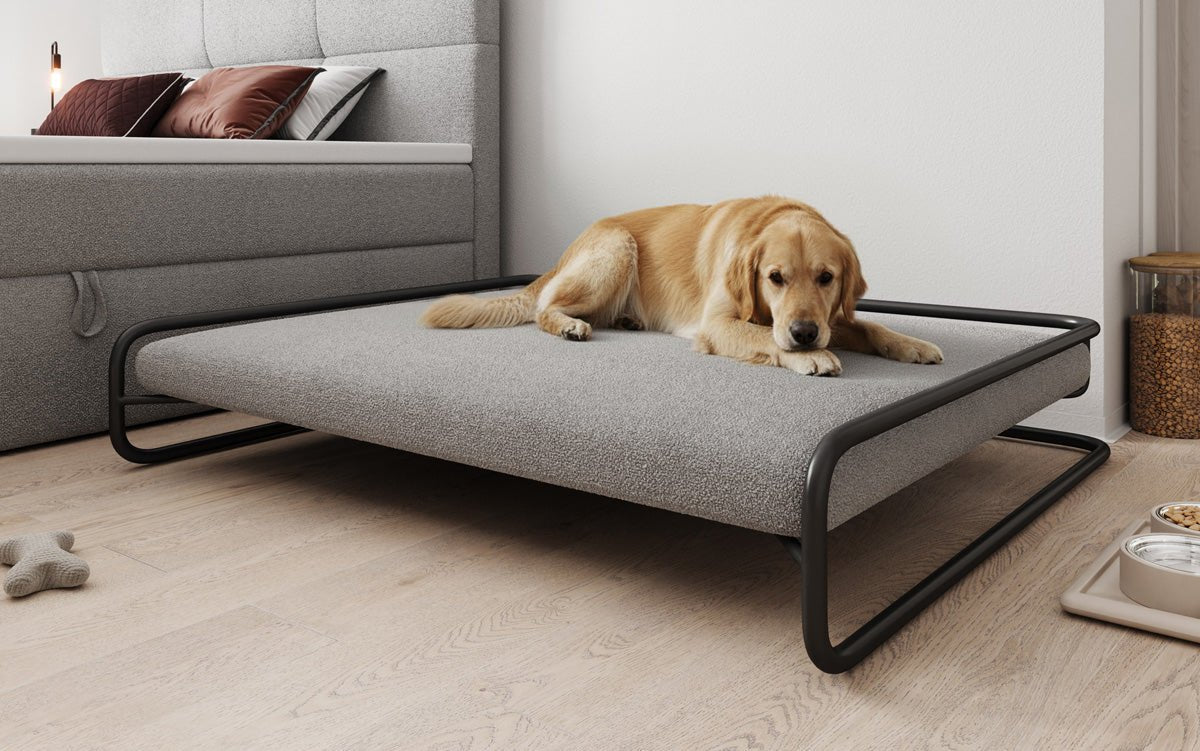 Psia posteľ Arlo 100×120 cm v Bouclé