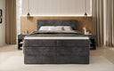Boxspringbett Noren mit Stauraum in Cord