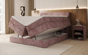 Boxspringbett Noren mit Stauraum in Cord