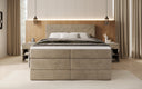 Boxspring posteľ Norella s úložným priestorom v semiši