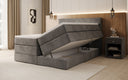 Boxspring posteľ Norella s úložným priestorom v semiši