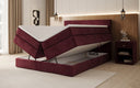 Boxspring posteľ Norella s úložným priestorom v semiši