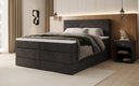 Boxspring posteľ Norella s úložným priestorom v semiši