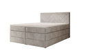 Boxspring posteľ Norella s úložným priestorom v semiši
