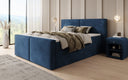 Boxspringbett Ophelia II mit Schubladen in Samt