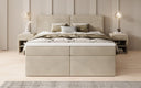 Boxspringbett Ophelia mit Schubladen in Samt
