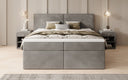 Boxspringbett Ophelia mit Schubladen in Samt