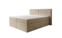 Boxspringbett Ophelia mit Schubladen in Samt