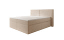 Boxspring posteľ Ophelia s zásuvkami v Teddy Bouclé