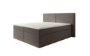 Boxspring posteľ Ophelia s zásuvkami v Teddy Bouclé
