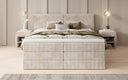 Boxspring posteľ Ophelia s vysoko zdvíhateľným úložným priestorom v Mančester