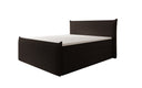 Boxspring posteľ Liana II s vysoko zdvíhateľným úložným priestorom v Teddy Bouclé