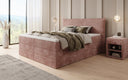 Boxspring posteľ Liana s vysoko zdvíhateľným úložným priestorom v Mančester