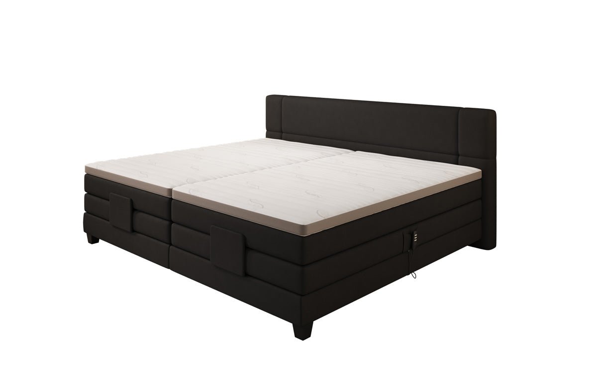 Familien Boxspringbett Noela 220/240x200 elektrisch verstellbar in Stoff