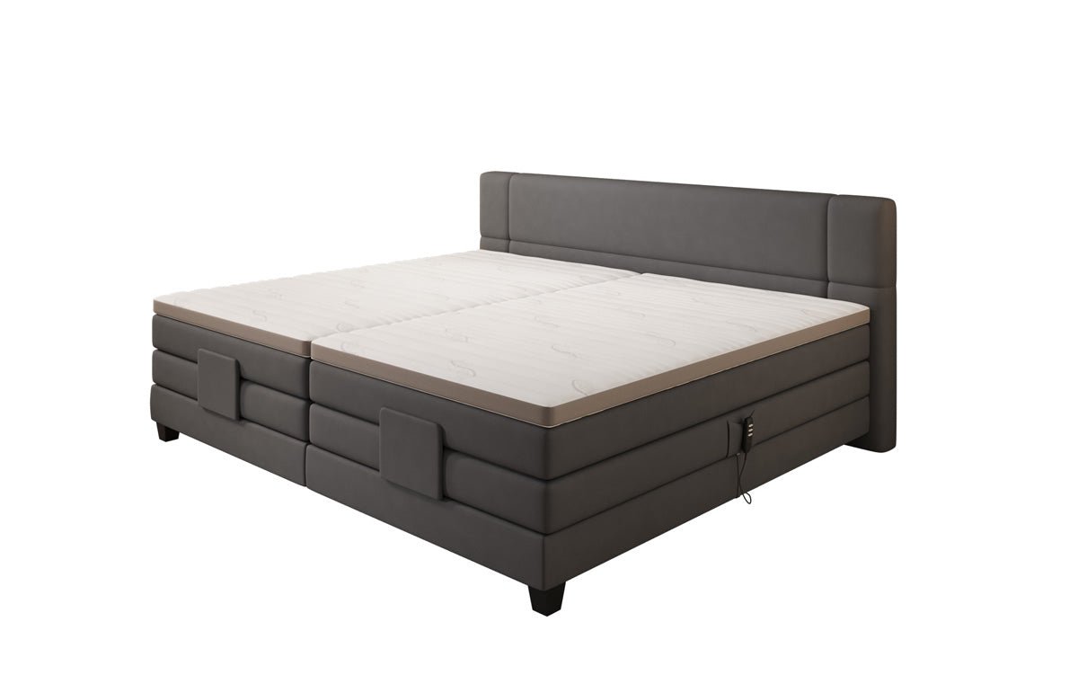 Familien Boxspringbett Noela 220/240x200 elektrisch verstellbar in Stoff
