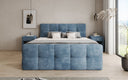 Boxspringbett Cozy in Cord mit Stauraum