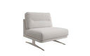 Dizajnové sofa-kreslo Torino bez podrúčok v bouclé