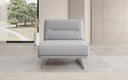 Dizajnové sofa-kreslo Torino bez podrúčok v bouclé