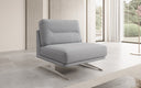 Dizajnové sofa-kreslo Torino bez podrúčok v bouclé