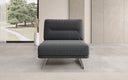 Dizajnové sofa-kreslo Torino bez podrúčok v bouclé