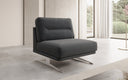 Dizajnové sofa-kreslo Torino bez podrúčok v bouclé