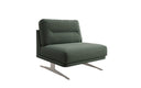 Dizajnové sofa-kreslo Torino bez podrúčok v bouclé
