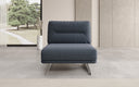Dizajnové sofa-kreslo Torino bez podrúčok v bouclé