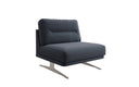 Dizajnové sofa-kreslo Torino bez podrúčok v bouclé