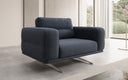 Dizajnové sofa-kreslo Torino s podrúčkami v bouclé