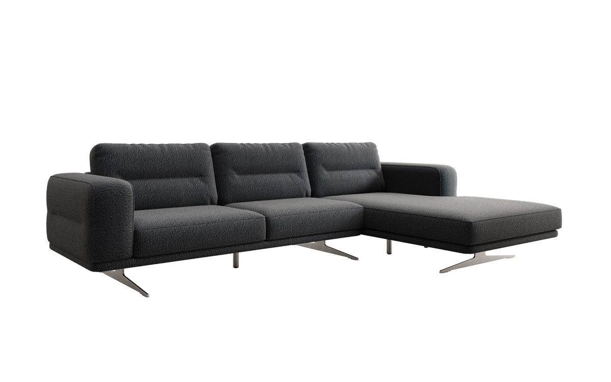 Designer L Sofa Torino in Bouclé