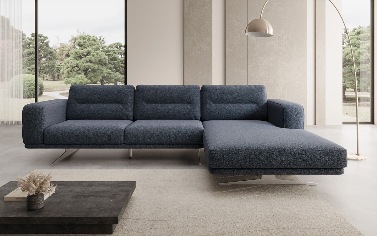 Designer L Sofa Torino in Bouclé