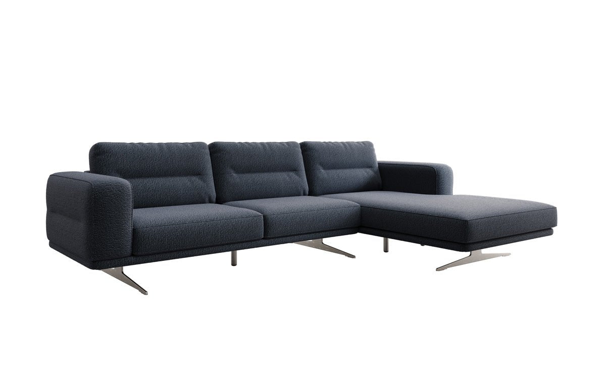 Designer L Sofa Torino in Bouclé