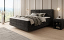 Boxspringbett Ophelia mit Schwebeoptik in Samt